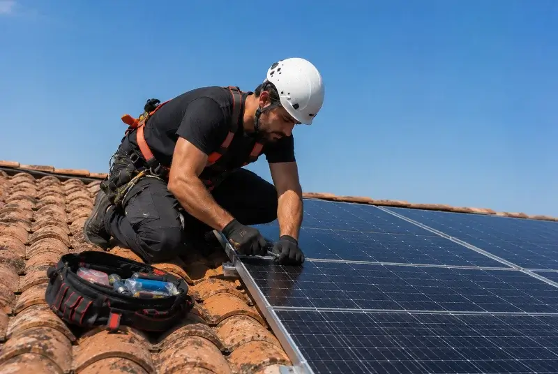 Maintenance et monitoring de panneaux solaires à Saint-Amand-les-Eaux