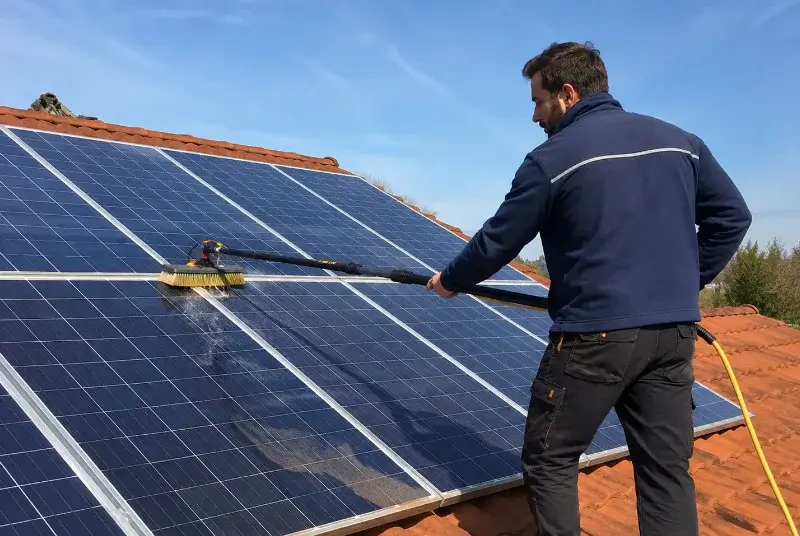 Nettoyage et entretien de panneaux solaires à Saint-Amand-les-Eaux